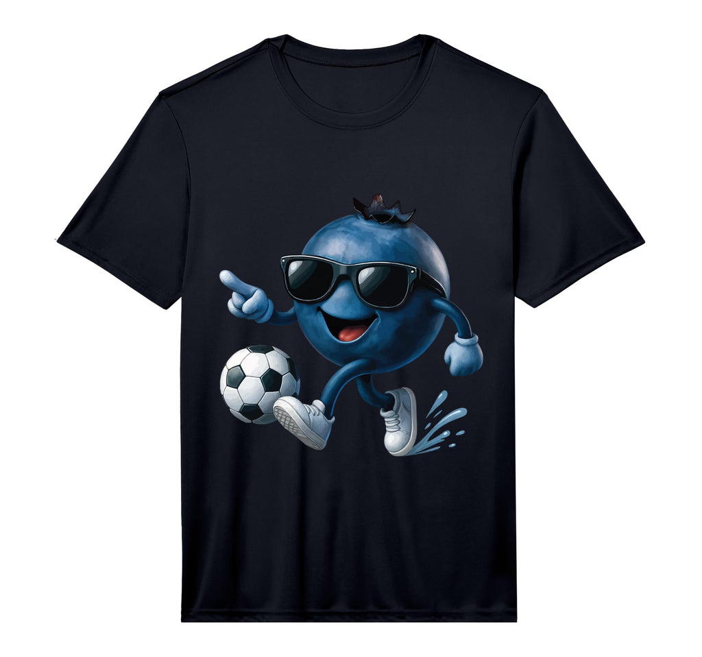 Blueberry Soccer Performance T-Shirt - Trendy Graphic Men Women - T-Shirt, Sweatshirt, Hoodie