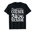 Proud Cousin 2026 Senior Soccer Graduate T-Shirt - Minimalist Print Unisex - T-Shirt, Sweatshirt, Hoodie