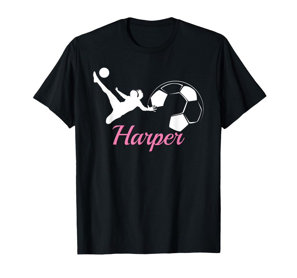 Harper Name Gift Personalized Soccer T-Shirt - Custom Art Print Unisex - T-Shirt, Sweatshirt, Hoodie