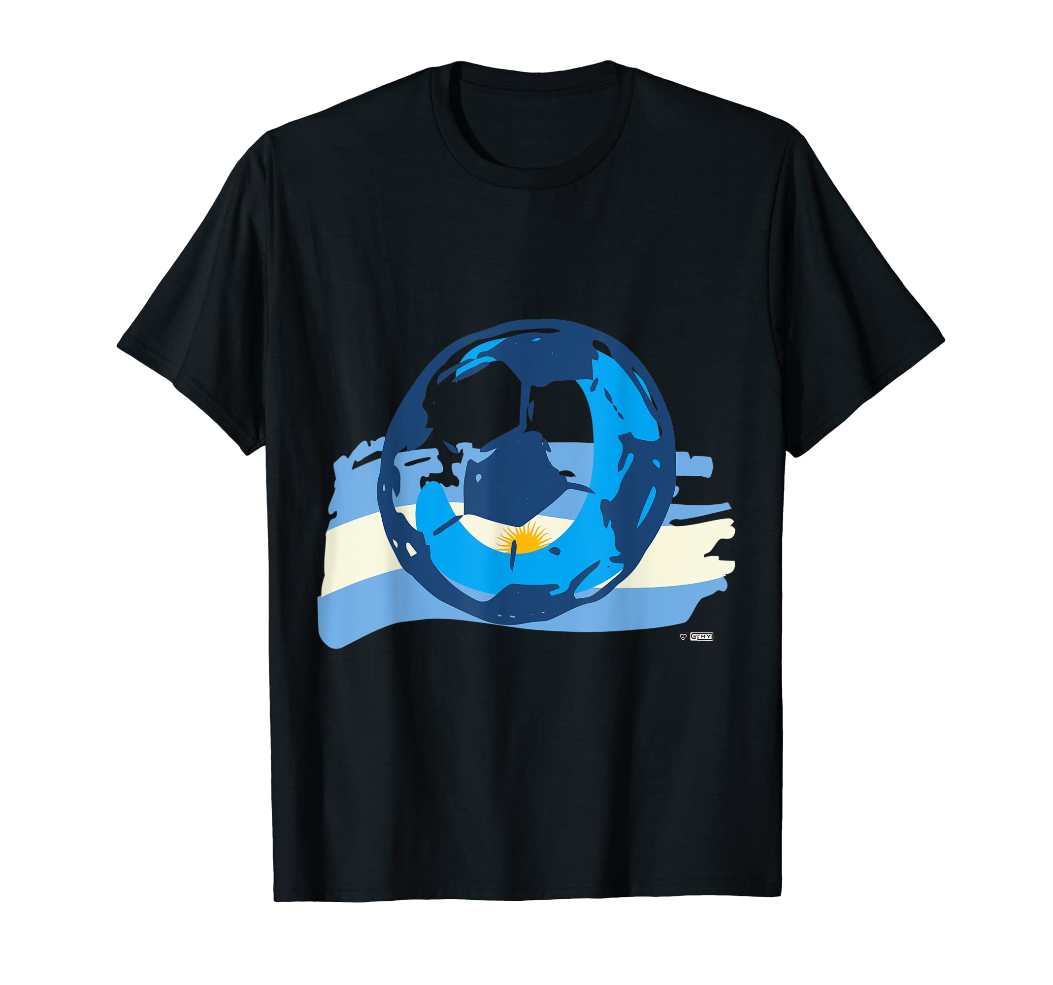 Argentina Cartoon Football Animated T-Shirt - Streetwear Style Unisex - T-Shirt, Sweatshirt, Hoodie