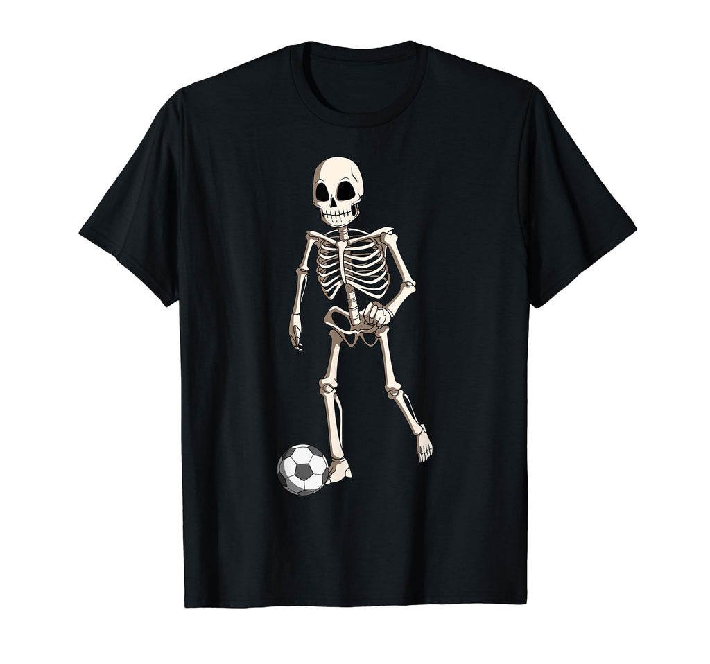 Soccer Skeleton Halloween Skeleton T-Shirt - Fun Novelty Design Unisex - T-Shirt, Sweatshirt, Hoodie