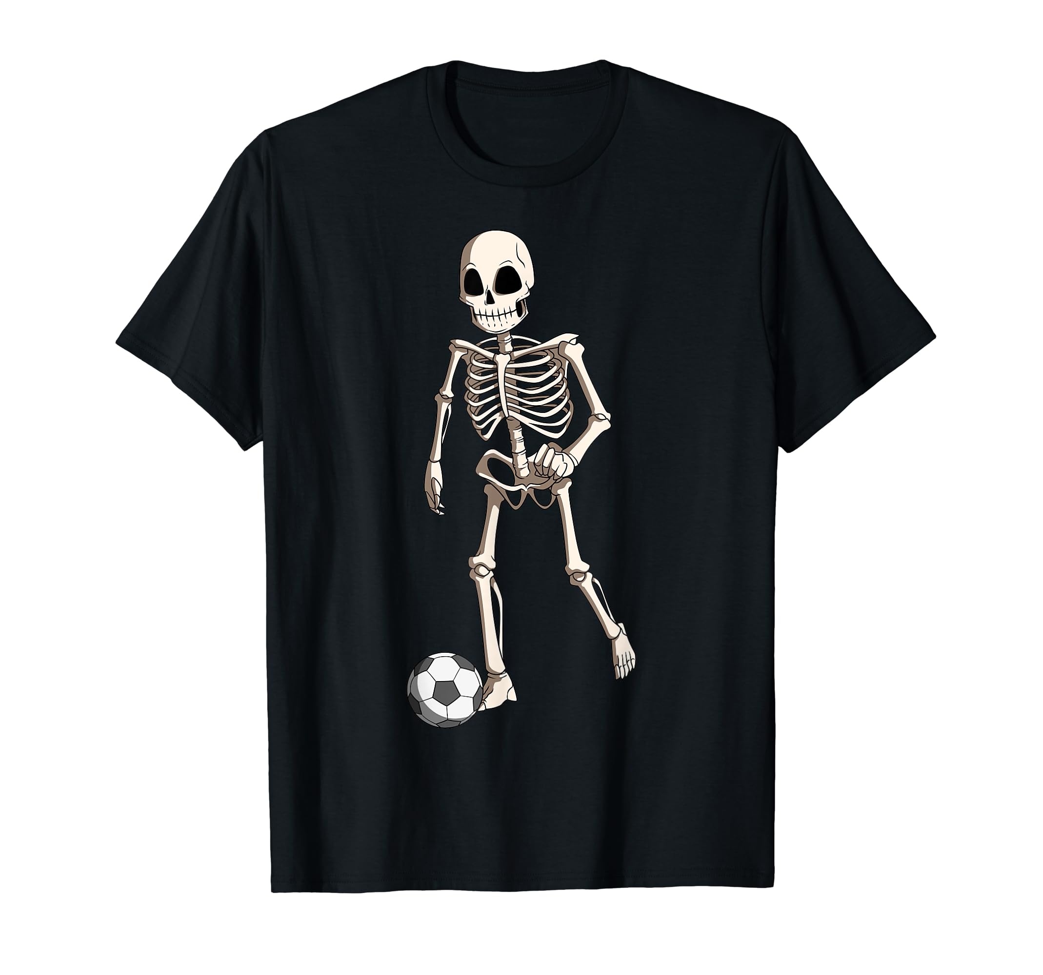 Soccer Skeleton Halloween Skeleton T-Shirt - Fun Novelty Design Unisex - T-Shirt, Sweatshirt, Hoodie