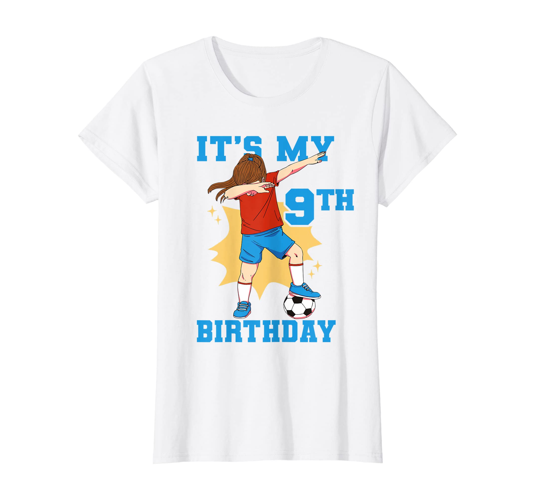 Its My 9Th Birthday Soccer T-Shirt - Minimalist Print Men Women - T-Shirt, Sweatshirt, Hoodie