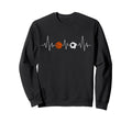 Soccer Basketball Heartbeat Funny Sweatshirt - Novelty Apparel Men Women - T-Shirt, Sweatshirt, Hoodie