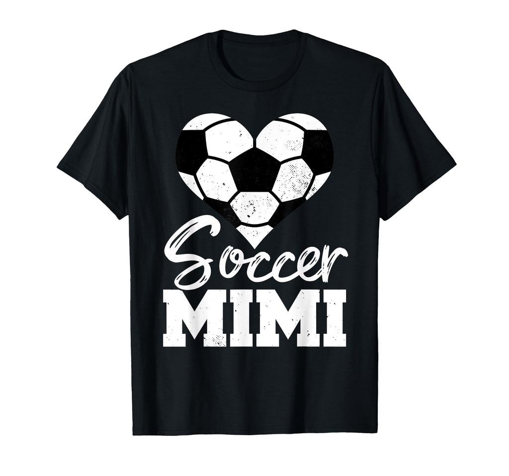 Soccer Mimi Heart Funny Heartfelt T-Shirt - Casual Everyday Wear Men Women - T-Shirt, Sweatshirt, Hoodie