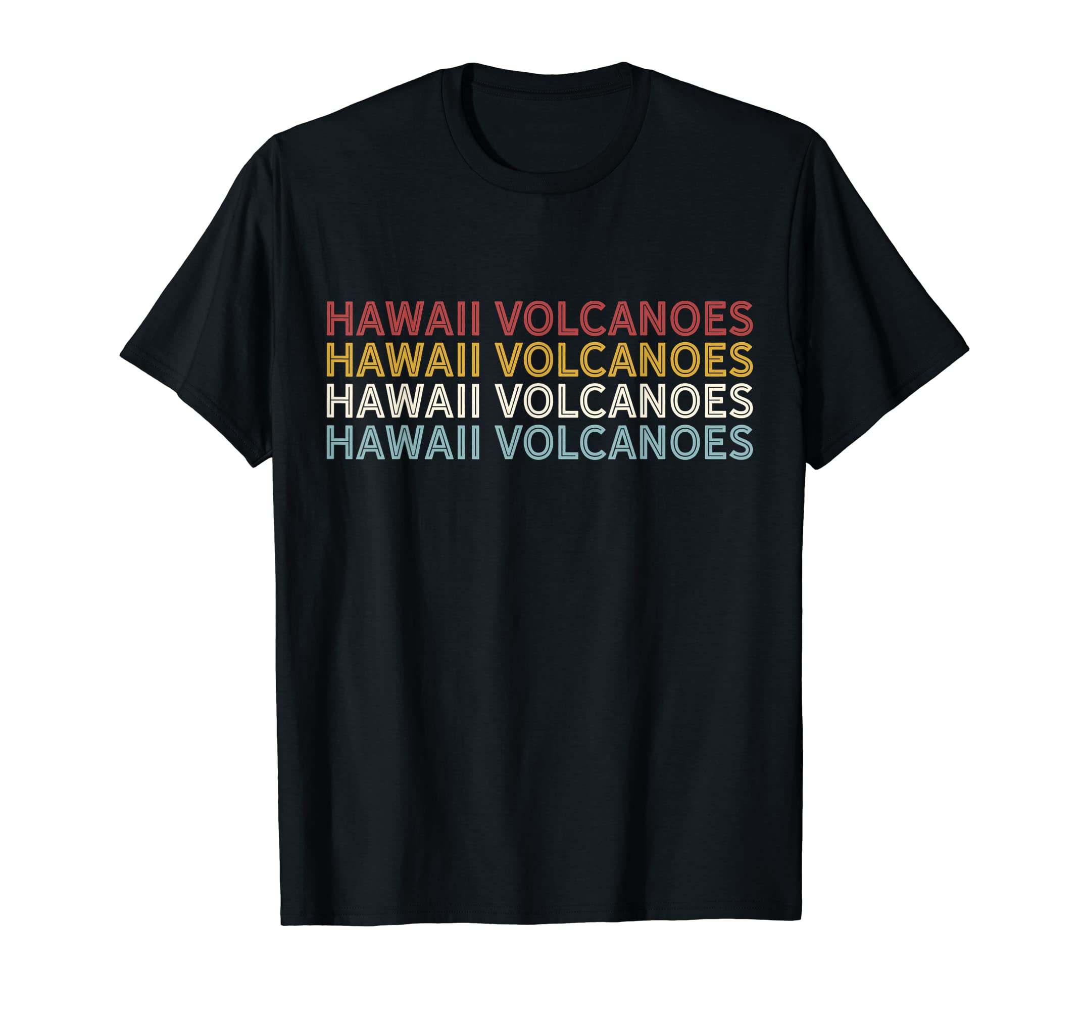 70S Usa Hawaii Volcanoes National Park T-Shirt - Minimalist Print Unisex - T-Shirt, Sweatshirt, Hoodie
