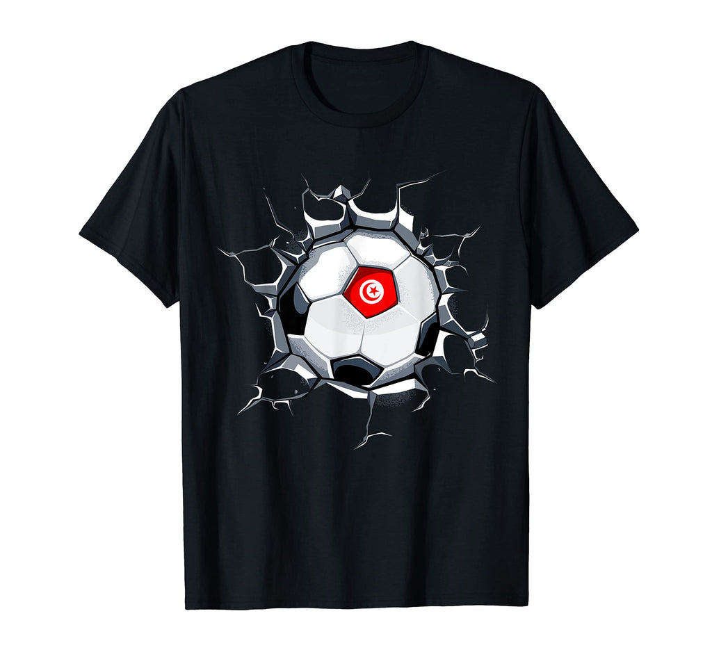 Tunisia Soccer Fans Jersey Tunisian T-Shirt - Minimalist Print for Adults - T-Shirt, Sweatshirt, Hoodie