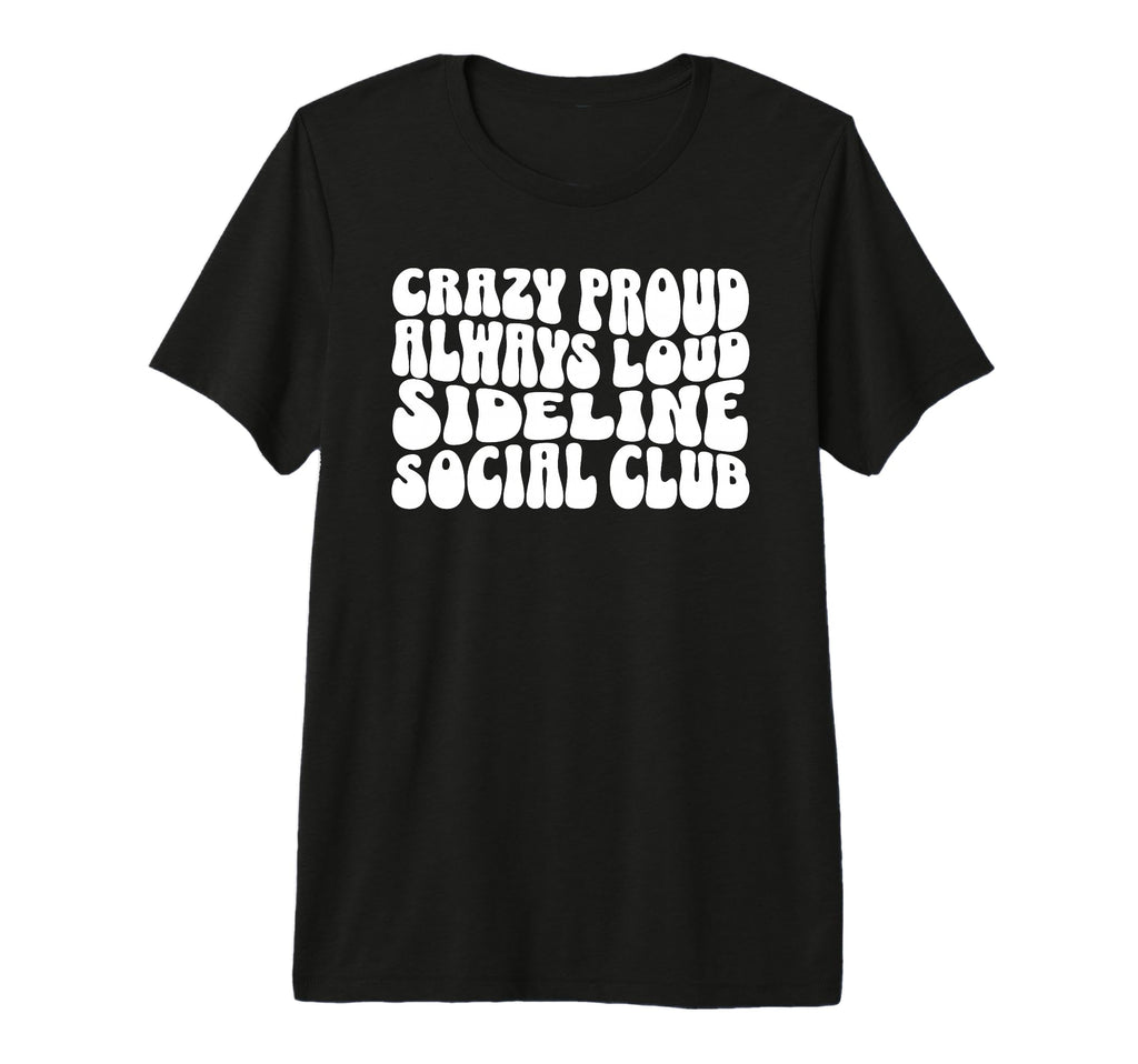Sideline Social Club Soccer Mom Tri T-Shirt - Custom Art Print for Adults - T-Shirt, Sweatshirt, Hoodie