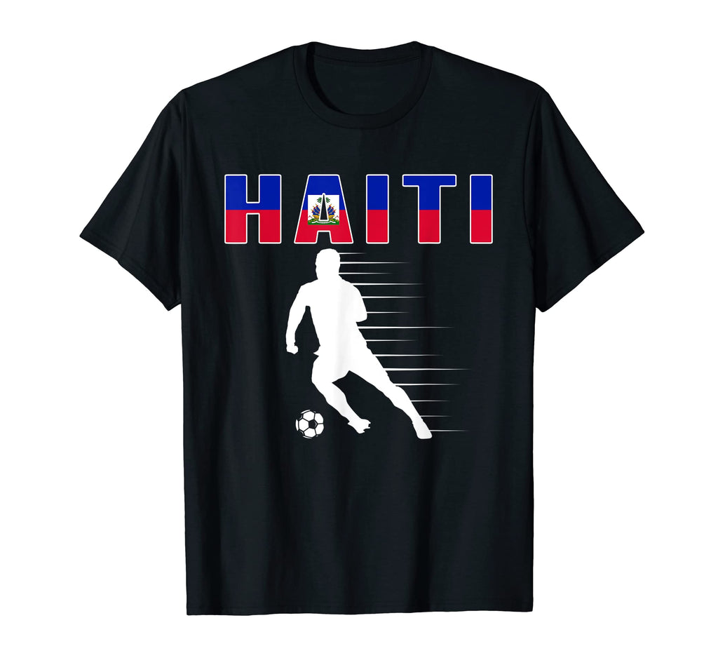 Haiti Soccer Lovers Jersey Support T-Shirt - Graphic Print Men Women - T-Shirt, Sweatshirt, Hoodie