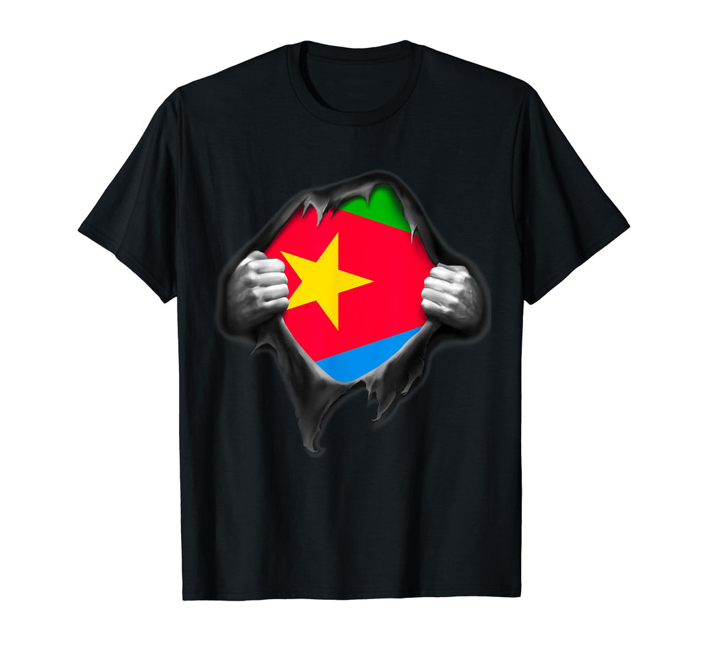 Eritrea National Flag Proud Eritrean Soccer T-Shirt - Graphic Print Unisex - T-Shirt, Sweatshirt, Hoodie