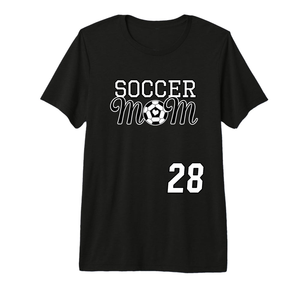 Number 28 Soccer Mom Mothers Day 28 Player T-Shirt - Unique Graphic Unisex - T-Shirt, Sweatshirt, Hoodie
