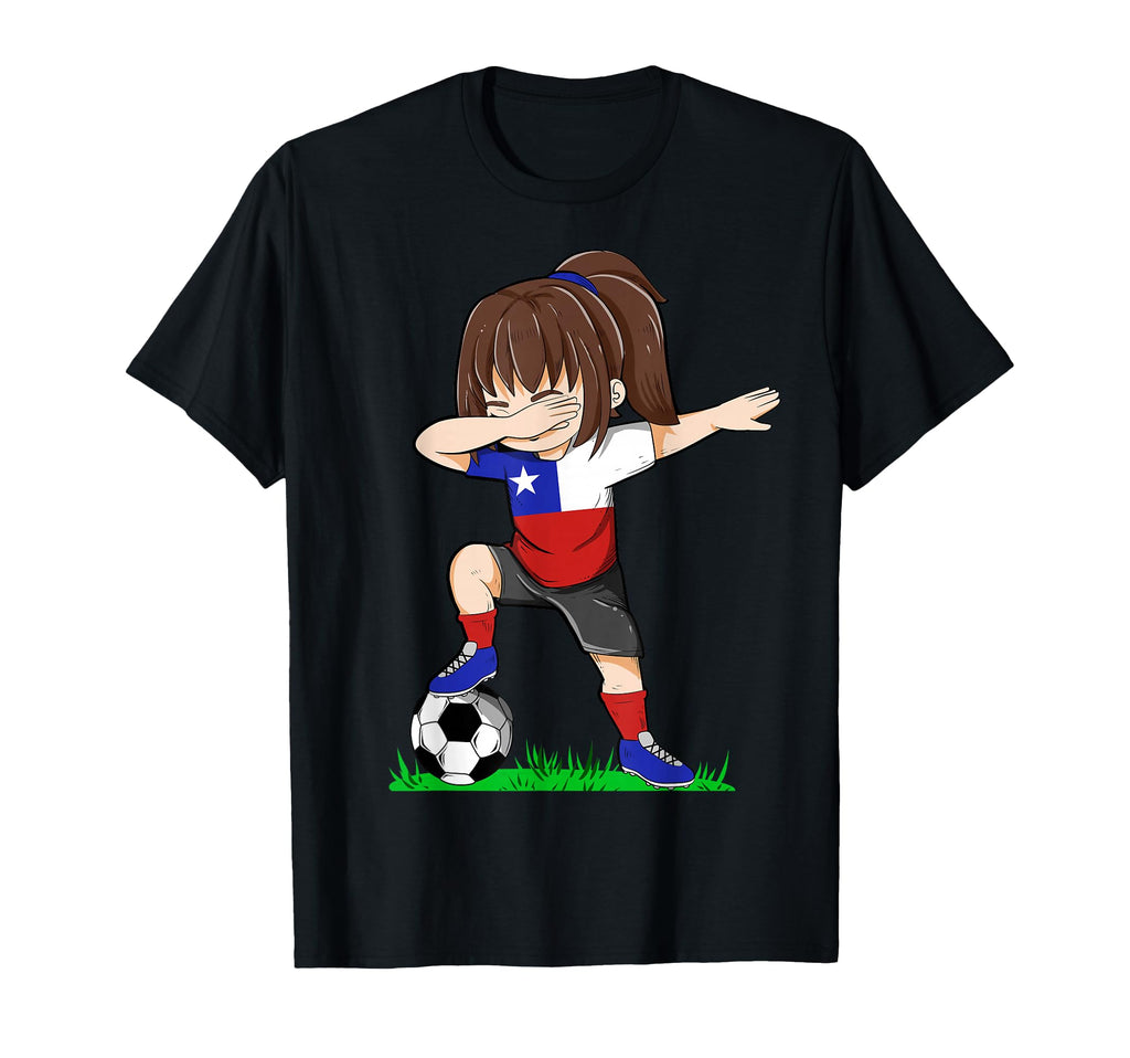 Soccer Chile Jersey Flag Football Dab T-Shirt - Custom Art Print Men Women - T-Shirt, Sweatshirt, Hoodie