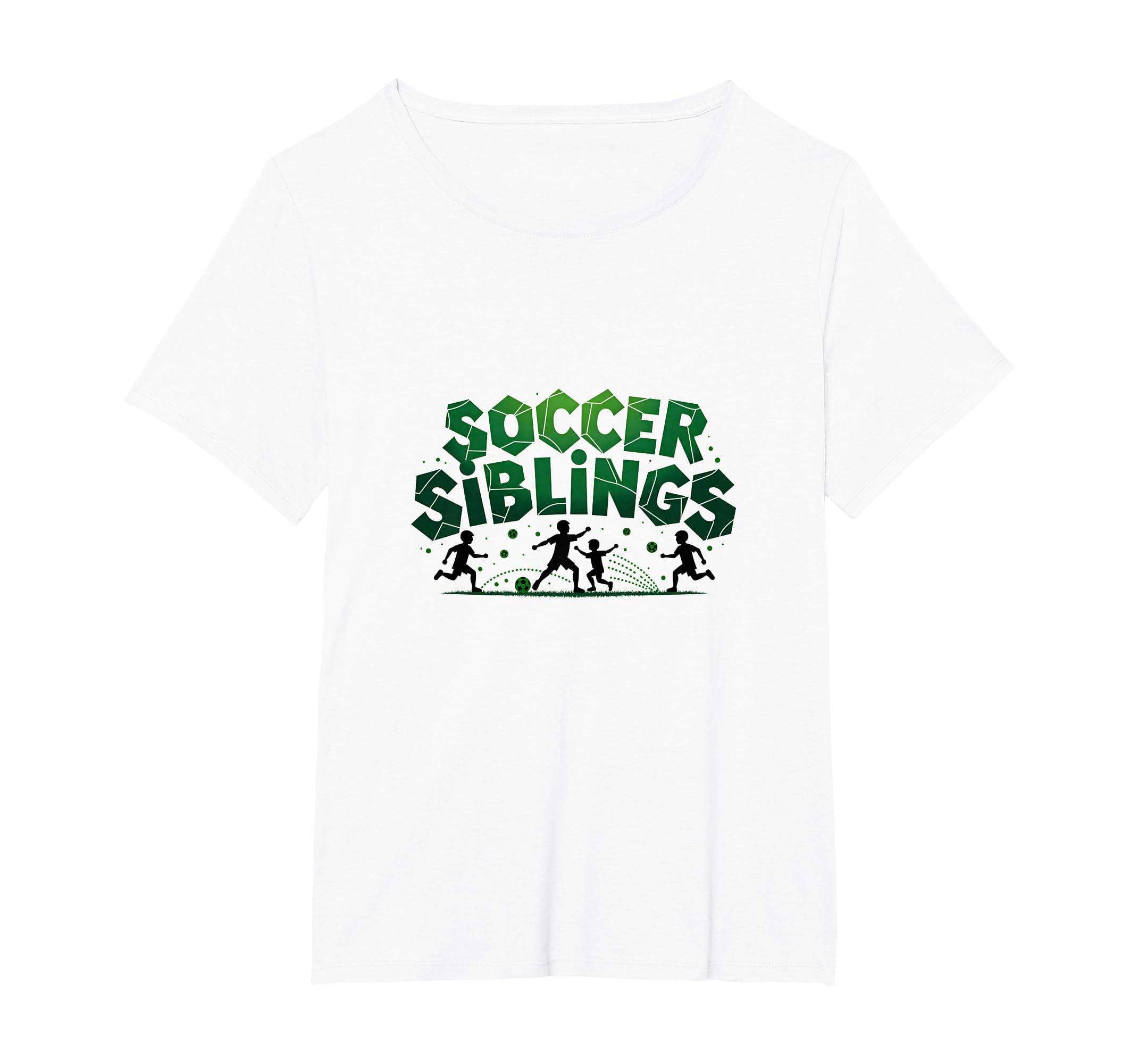 Soccer Siblings Family Teamwork Soccer T-Shirt - Unique Graphic for Adults - T-Shirt, Sweatshirt, Hoodie