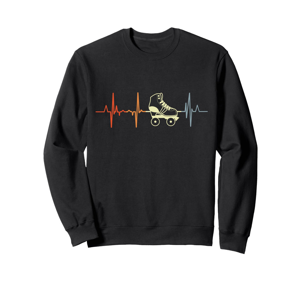 My Heart Beats Roller Skates Sweatshirt - Streetwear Style for Adults - T-Shirt, Sweatshirt, Hoodie