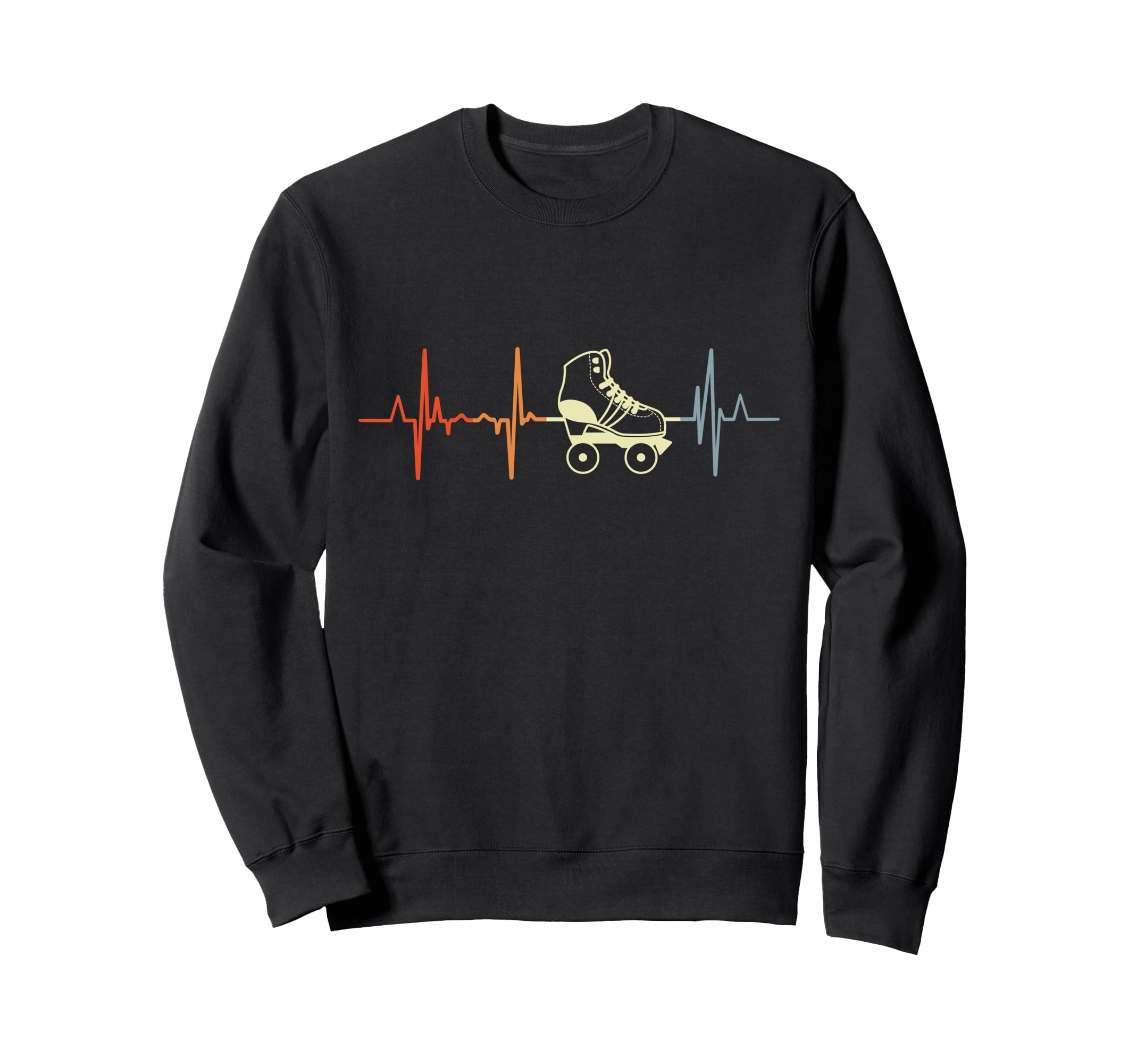 My Heart Beats Roller Skates Sweatshirt - Streetwear Style for Adults - T-Shirt, Sweatshirt, Hoodie