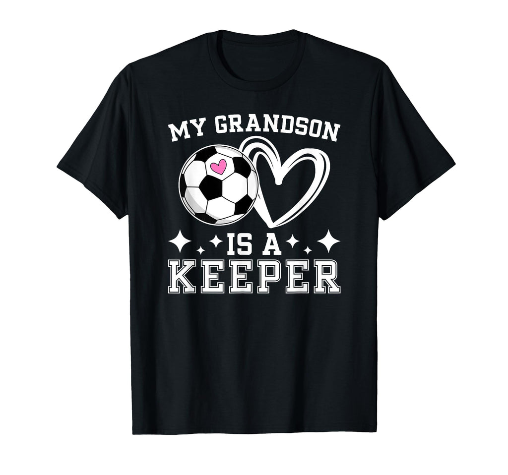 Proud Soccer Keeper Grandma Soccer T-Shirt - Graphic Print Men Women - T-Shirt, Sweatshirt, Hoodie