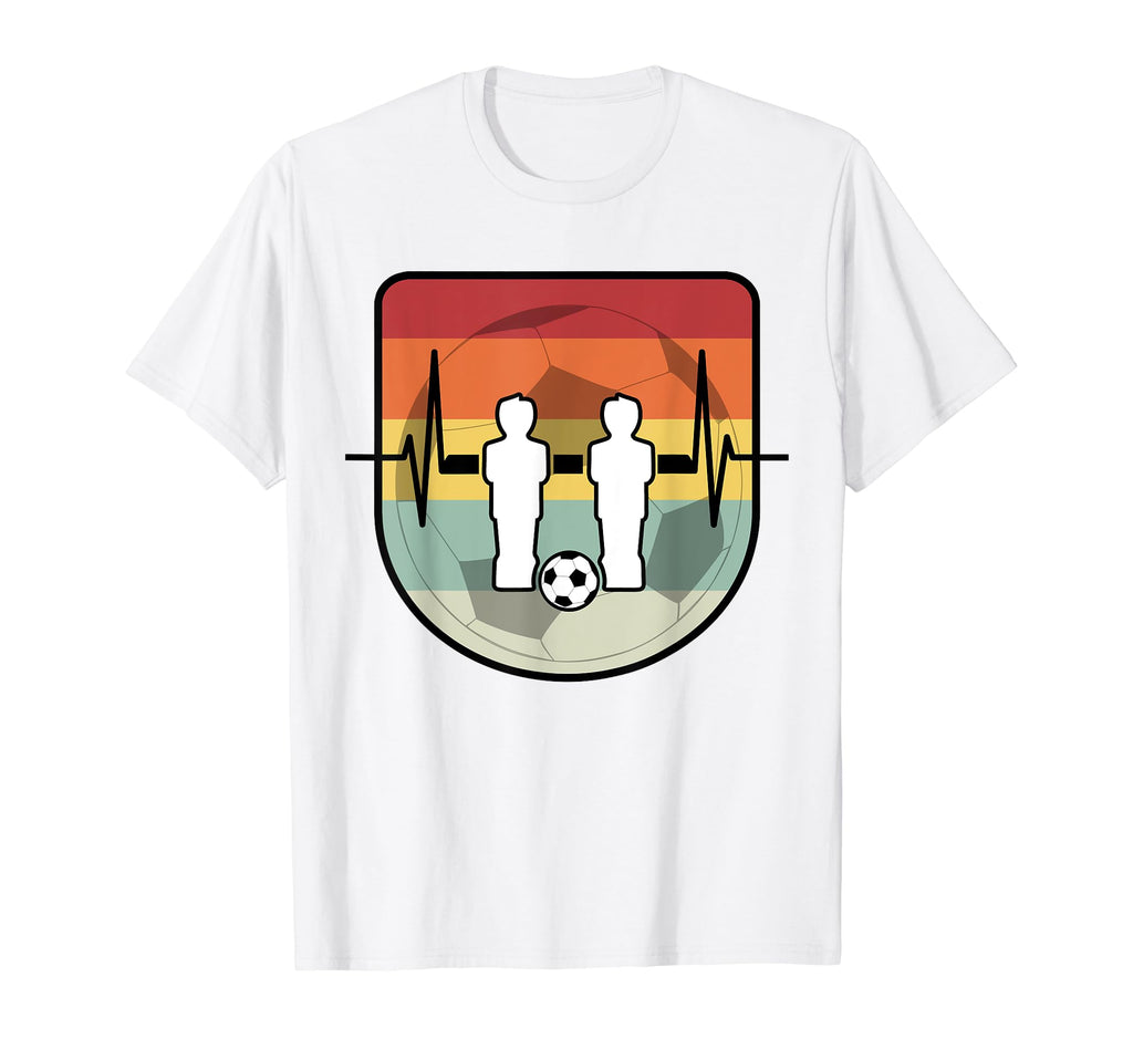 Foosball Table Soccer Heartbeat T-Shirt - Aesthetic Graphic Men Women - T-Shirt, Sweatshirt, Hoodie