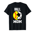 Ball Mom Funny Soccer Softball Player T-Shirt - Minimalist Print Men Women - T-Shirt, Sweatshirt, Hoodie
