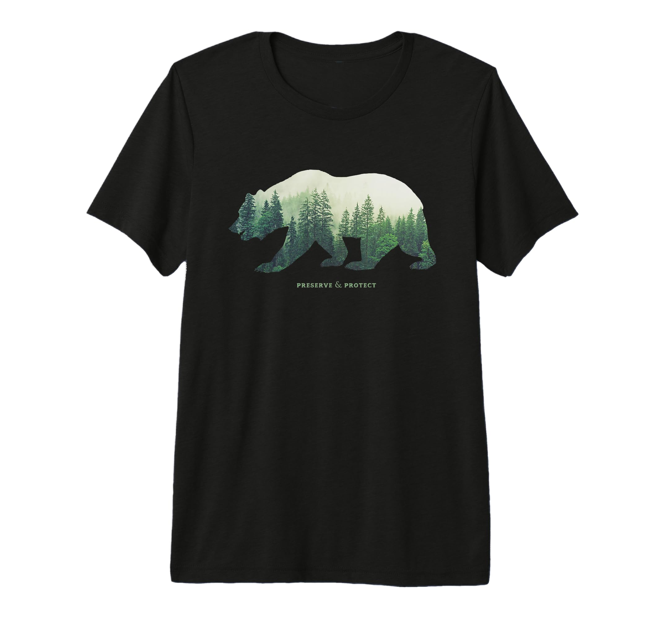 Preserve Protect National Park Bear T-Shirt - Streetwear Style for Adults - T-Shirt, Sweatshirt, Hoodie