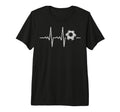 Heartbeat Soccer Player Ball Soccer T-Shirt - Unique Graphic Unisex - T-Shirt, Sweatshirt, Hoodie