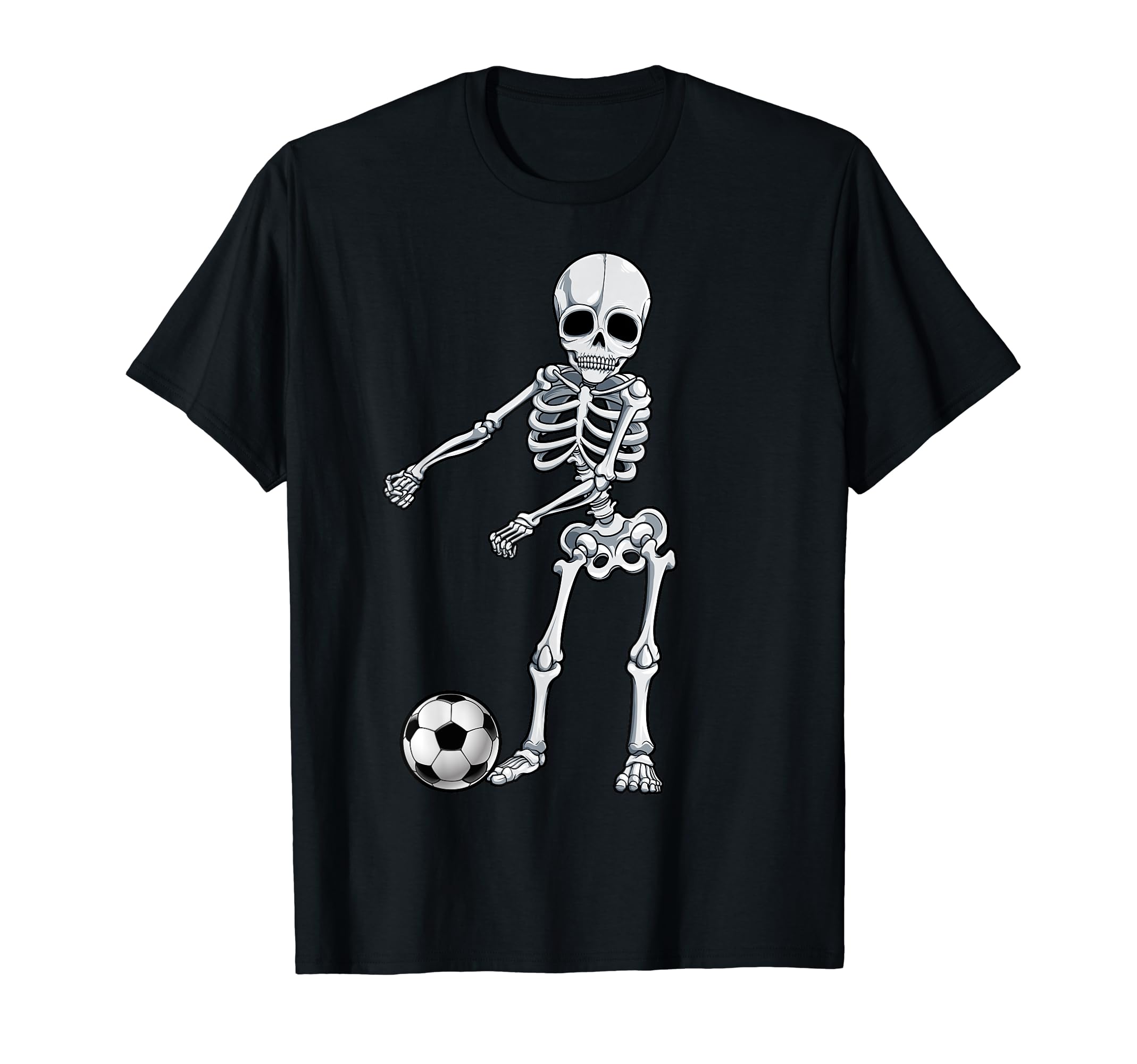 Floss Dance Skeleton Soccer Ball Flossing T-Shirt - Minimalist Print Unisex - T-Shirt, Sweatshirt, Hoodie