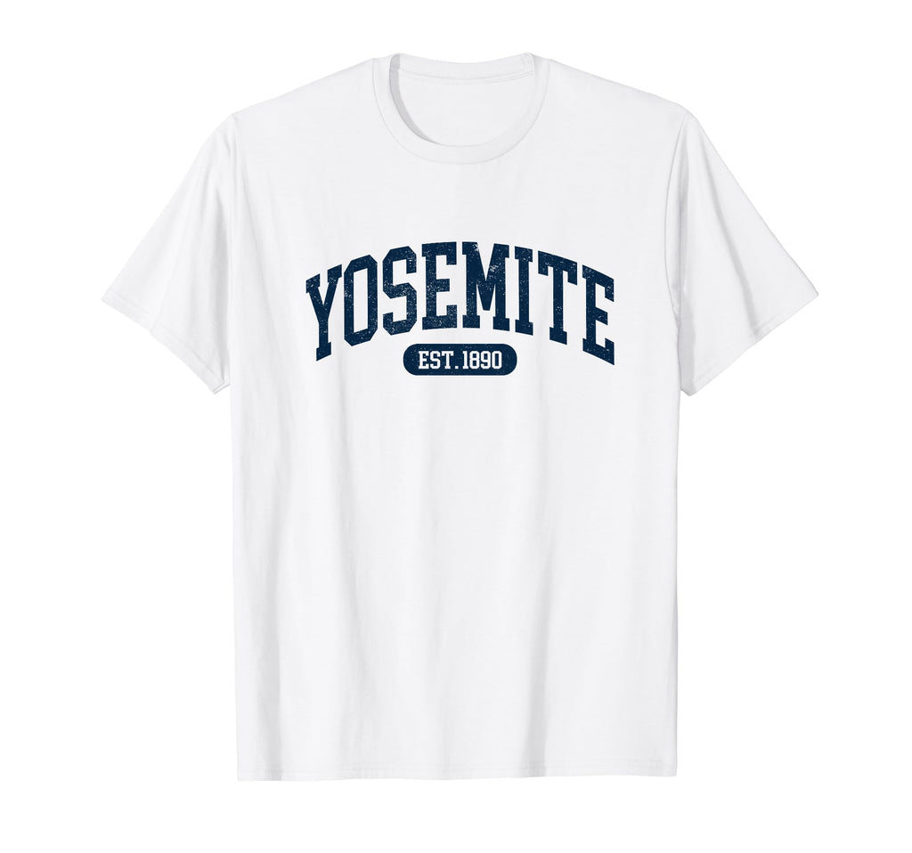 Yosemite California Established 1890 T-Shirt - Graphic Print for Adults - T-Shirt, Sweatshirt, Hoodie