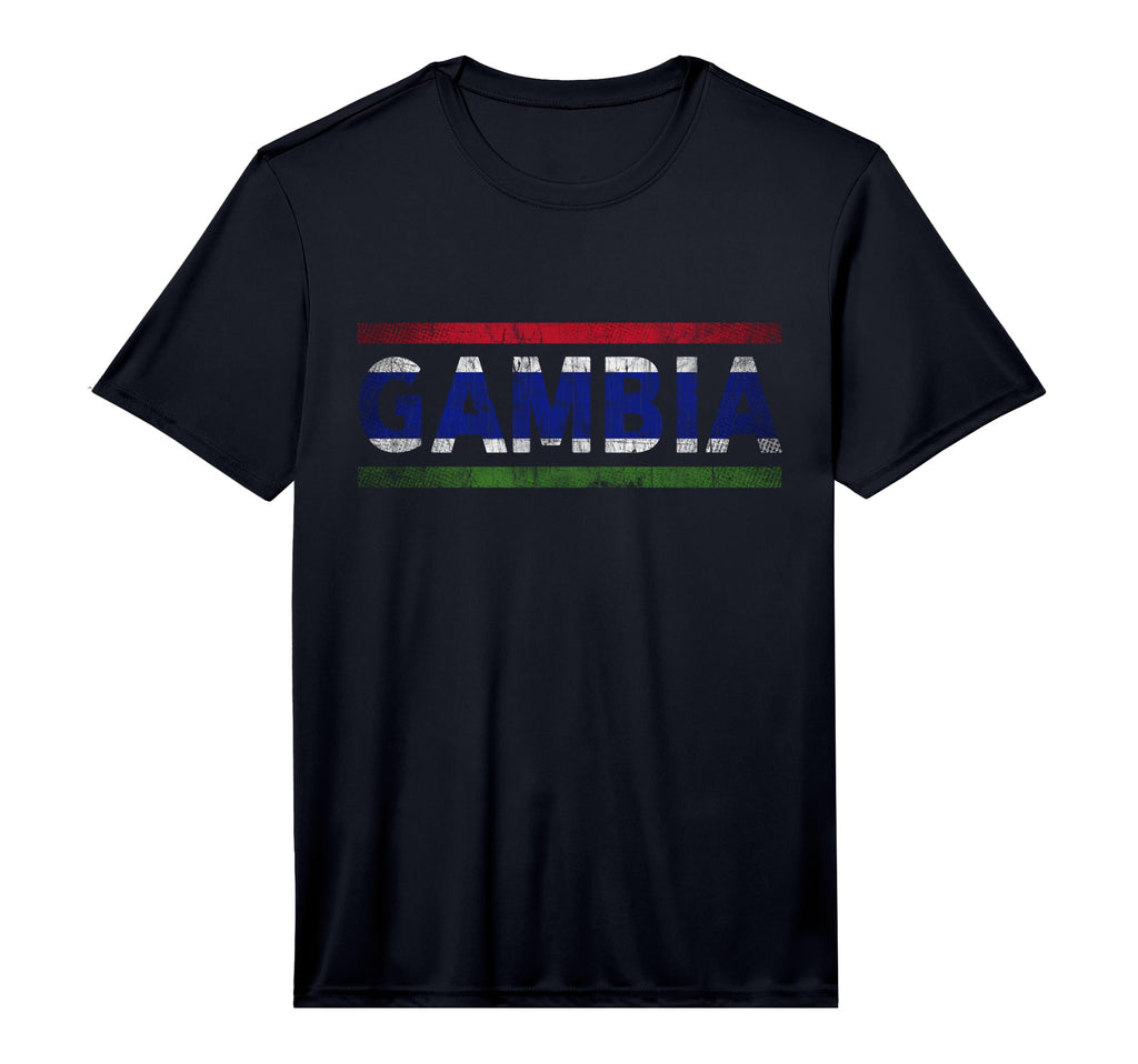 Gambia Flag Gambian Distressed T-Shirt - Trendy Graphic Men Women - T-Shirt, Sweatshirt, Hoodie