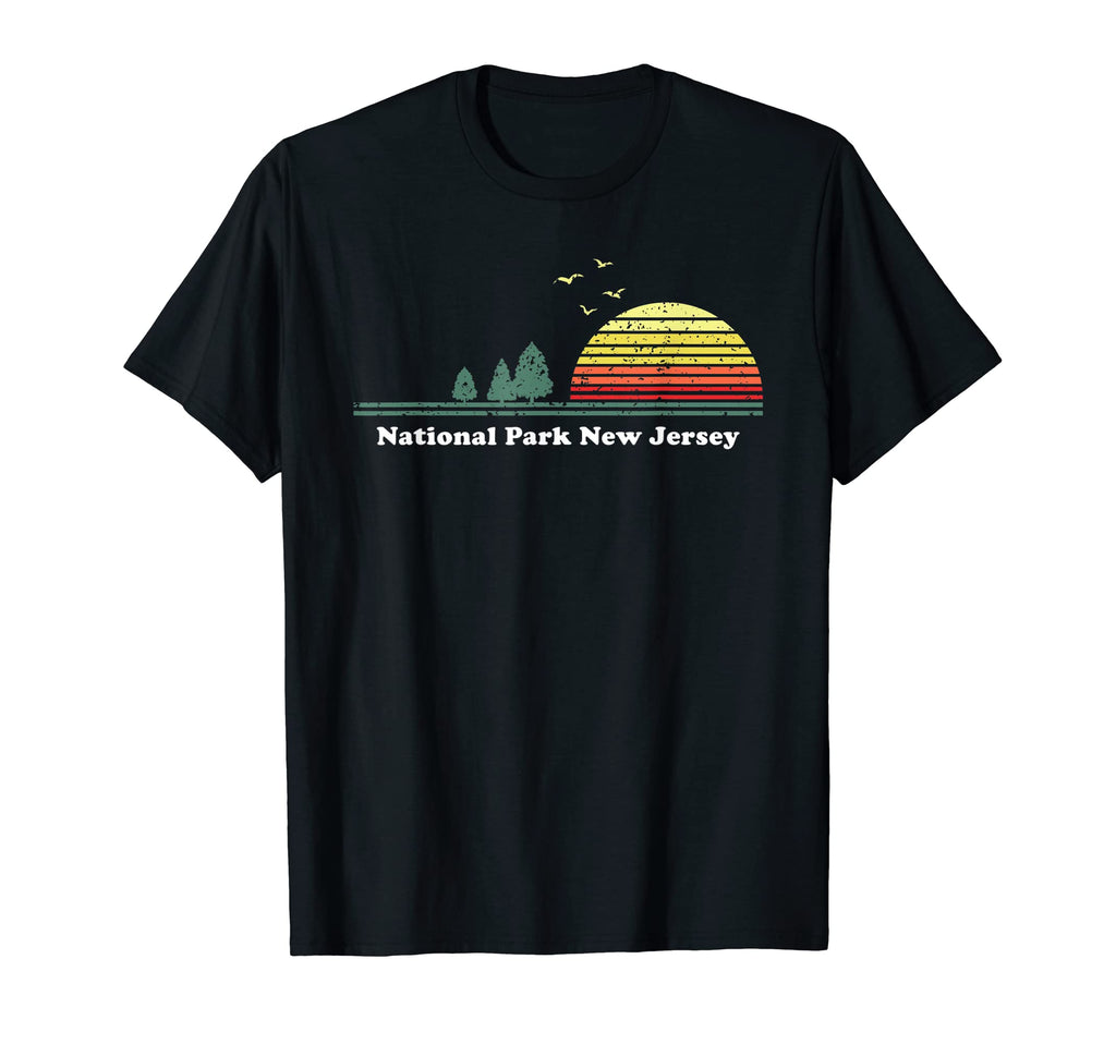 National Park New Jersey Sunset Souvenir T-Shirt - Trendy Graphic Unisex - T-Shirt, Sweatshirt, Hoodie