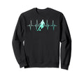 Soccer Player Heartbeat Soccer Sports Sweatshirt - Graphic Print Unisex - T-Shirt, Sweatshirt, Hoodie