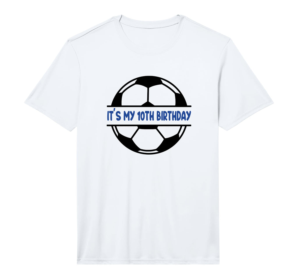 Its My 10Th Birthday Soccer Player T-Shirt - Fun Novelty Design Men Women - T-Shirt, Sweatshirt, Hoodie