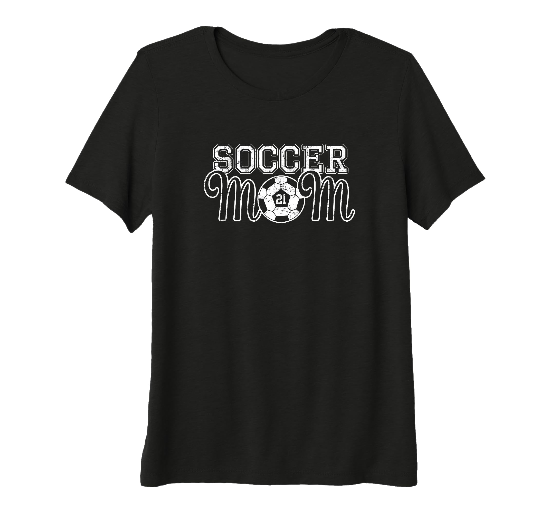 Womens Number 21 Soccer Mom Mothers T-Shirt - Novelty Apparel Men Women - T-Shirt, Sweatshirt, Hoodie