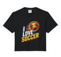 I Love Soccer Enthusiast Passion Hoodie - Streetwear Style for Adults - T-Shirt, Sweatshirt, Hoodie