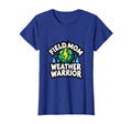 Field Mom Weather Warrior Soccer T-Shirt - Aesthetic Graphic Unisex - T-Shirt, Sweatshirt, Hoodie