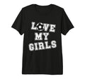 Love My Soccer Mom And Soccer Dad Tri T-Shirt - Trendy Graphic Men Women - T-Shirt, Sweatshirt, Hoodie