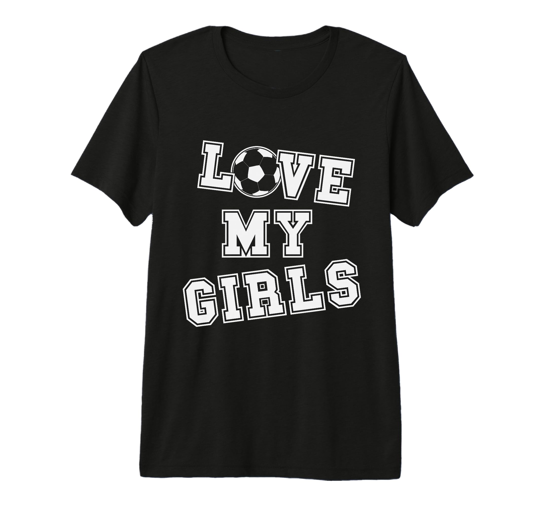 Love My Soccer Mom And Soccer Dad Tri T-Shirt - Trendy Graphic for Adults - T-Shirt, Sweatshirt, Hoodie