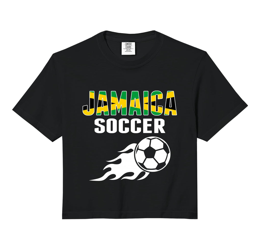 Proud Jamaica Soccer Fans Jersey Hoodie - Minimalist Print Men Women - T-Shirt, Sweatshirt, Hoodie