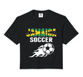 Proud Jamaica Soccer Fans Jersey Hoodie - Minimalist Print Men Women - T-Shirt, Sweatshirt, Hoodie