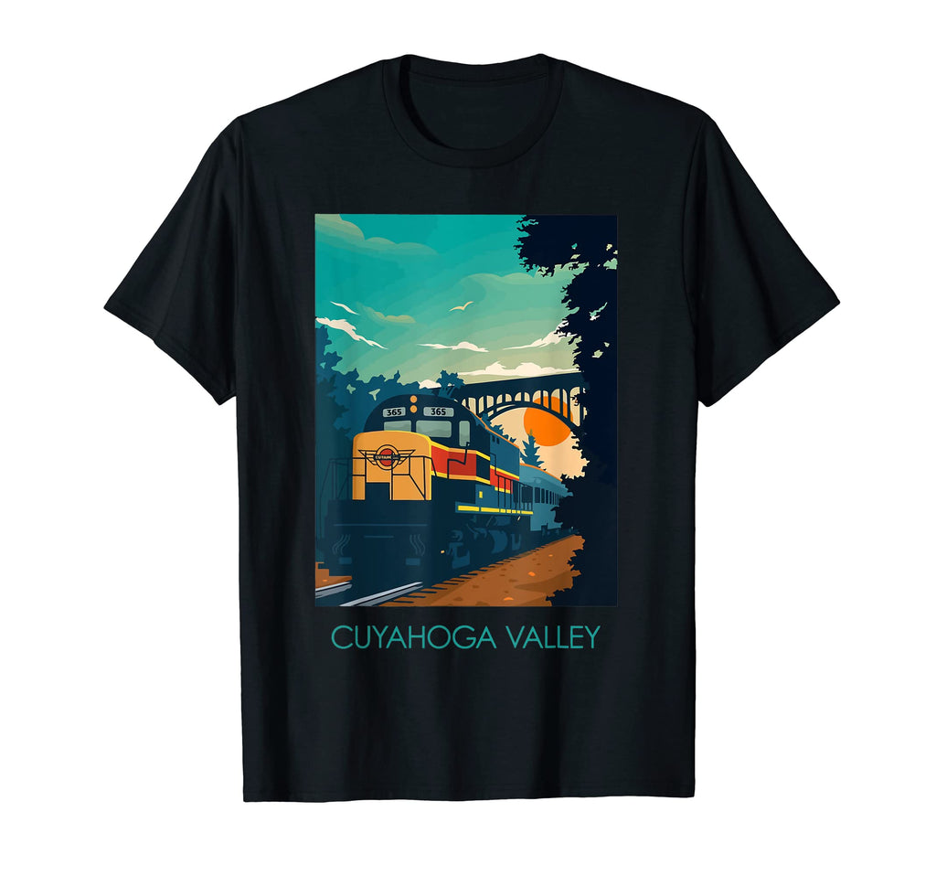 Cuyahoga Valley National Park Hiking T-Shirt - Novelty Apparel Unisex - T-Shirt, Sweatshirt, Hoodie