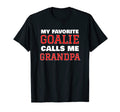 Mens My Favorite Goalie Calls Me T-Shirt - Unique Graphic Men Women - T-Shirt, Sweatshirt, Hoodie