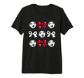 Soccer Balls Bows Womens Soccer Player T-Shirt - Aesthetic Graphic Unisex - T-Shirt, Sweatshirt, Hoodie