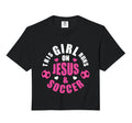 This Runs Jesus And Soccer Gifts Comfort Hoodie - Graphic Print Unisex - T-Shirt, Sweatshirt, Hoodie