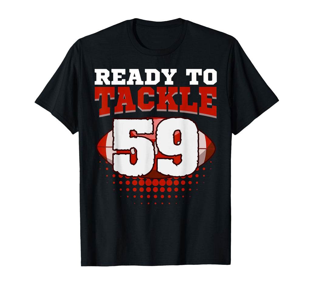 Football 59Th Birthday Player T-Shirt - Fun Novelty Design Men Women - T-Shirt, Sweatshirt, Hoodie