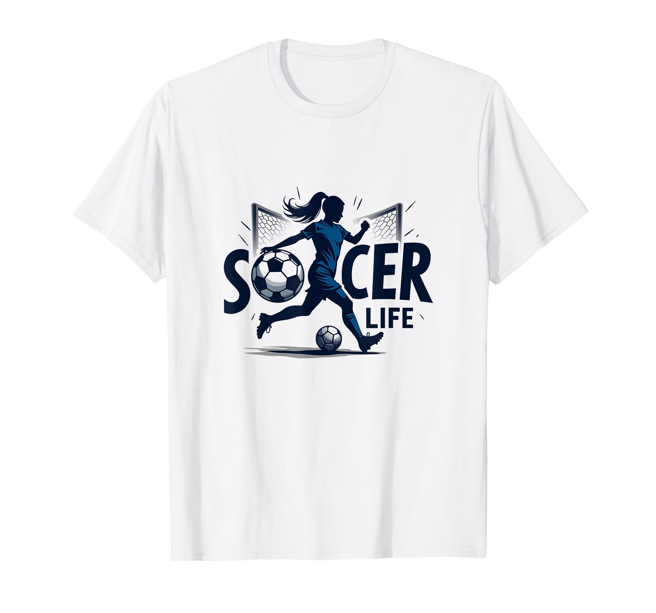 Soccer Is Life Womens Passion Beautiful T-Shirt - Novelty Apparel Unisex - T-Shirt, Sweatshirt, Hoodie