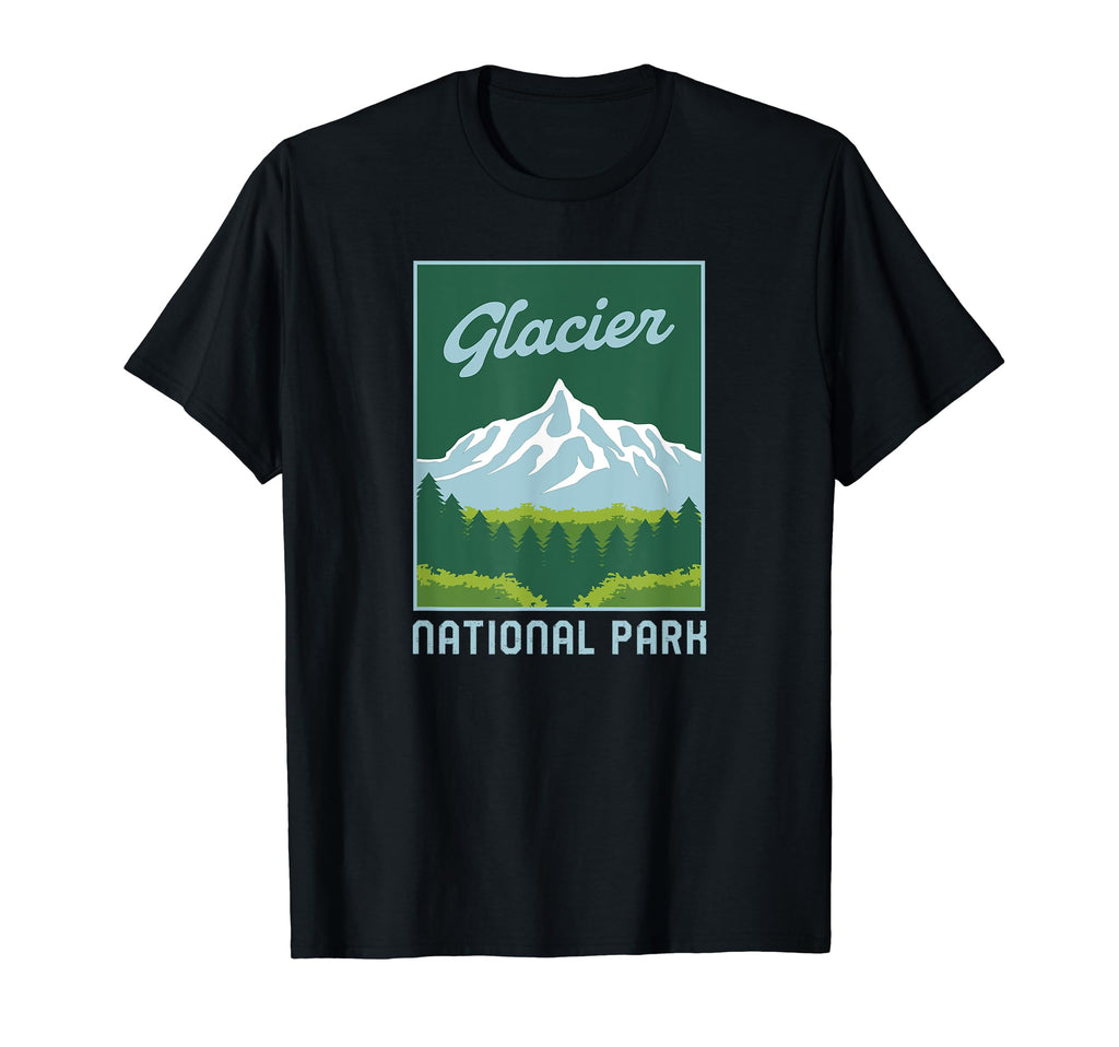 Glacier National Park Montana Vacation T-Shirt - Graphic Print Men Women - T-Shirt, Sweatshirt, Hoodie
