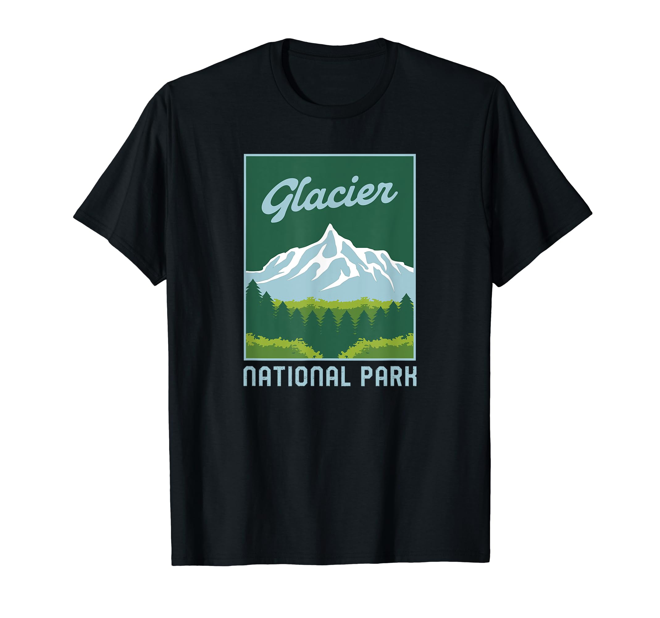 Glacier National Park Montana Vacation T-Shirt - Graphic Print Men Women - T-Shirt, Sweatshirt, Hoodie