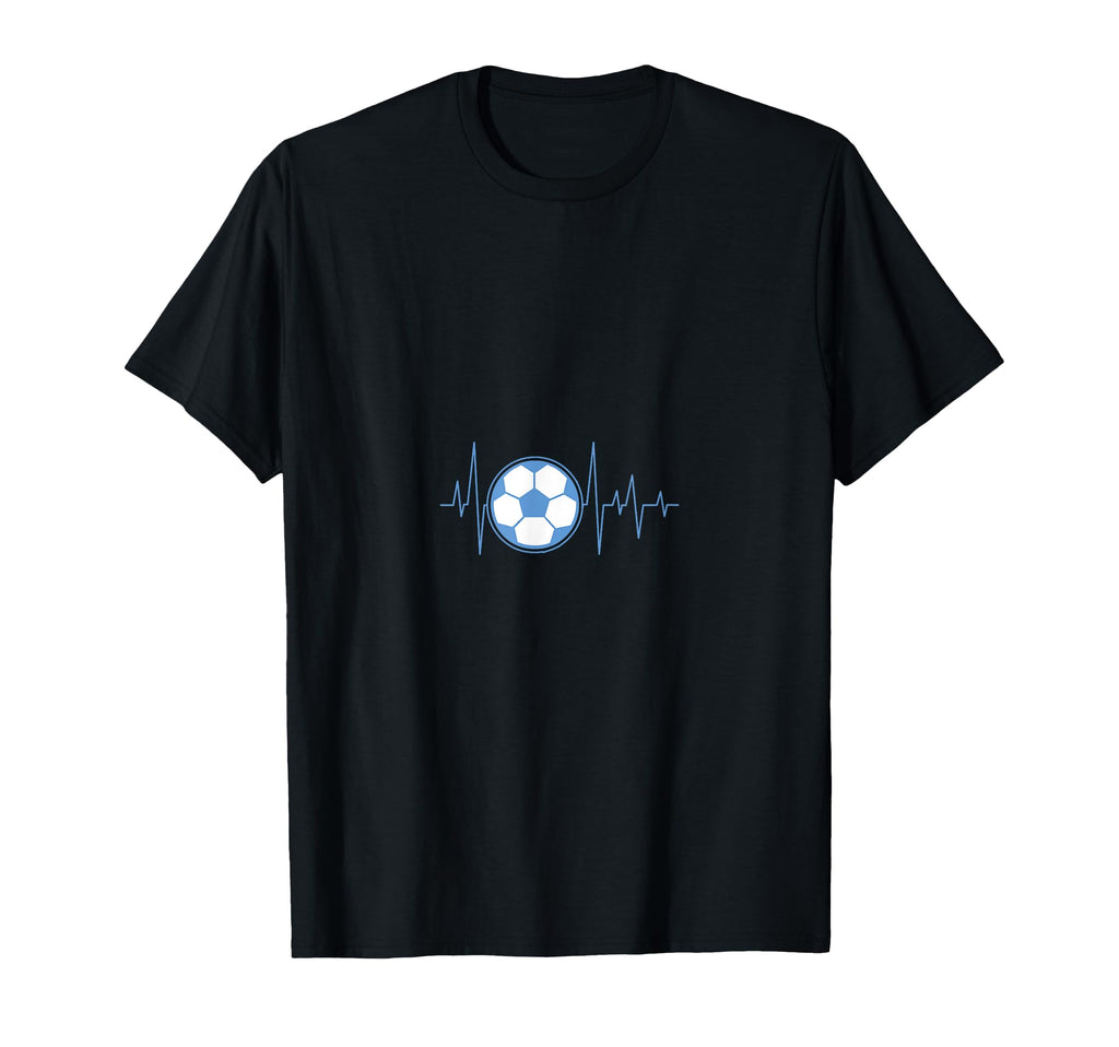 Soccer Heartbeat Pulse Soccer Lovers T-Shirt - Aesthetic Graphic Unisex - T-Shirt, Sweatshirt, Hoodie