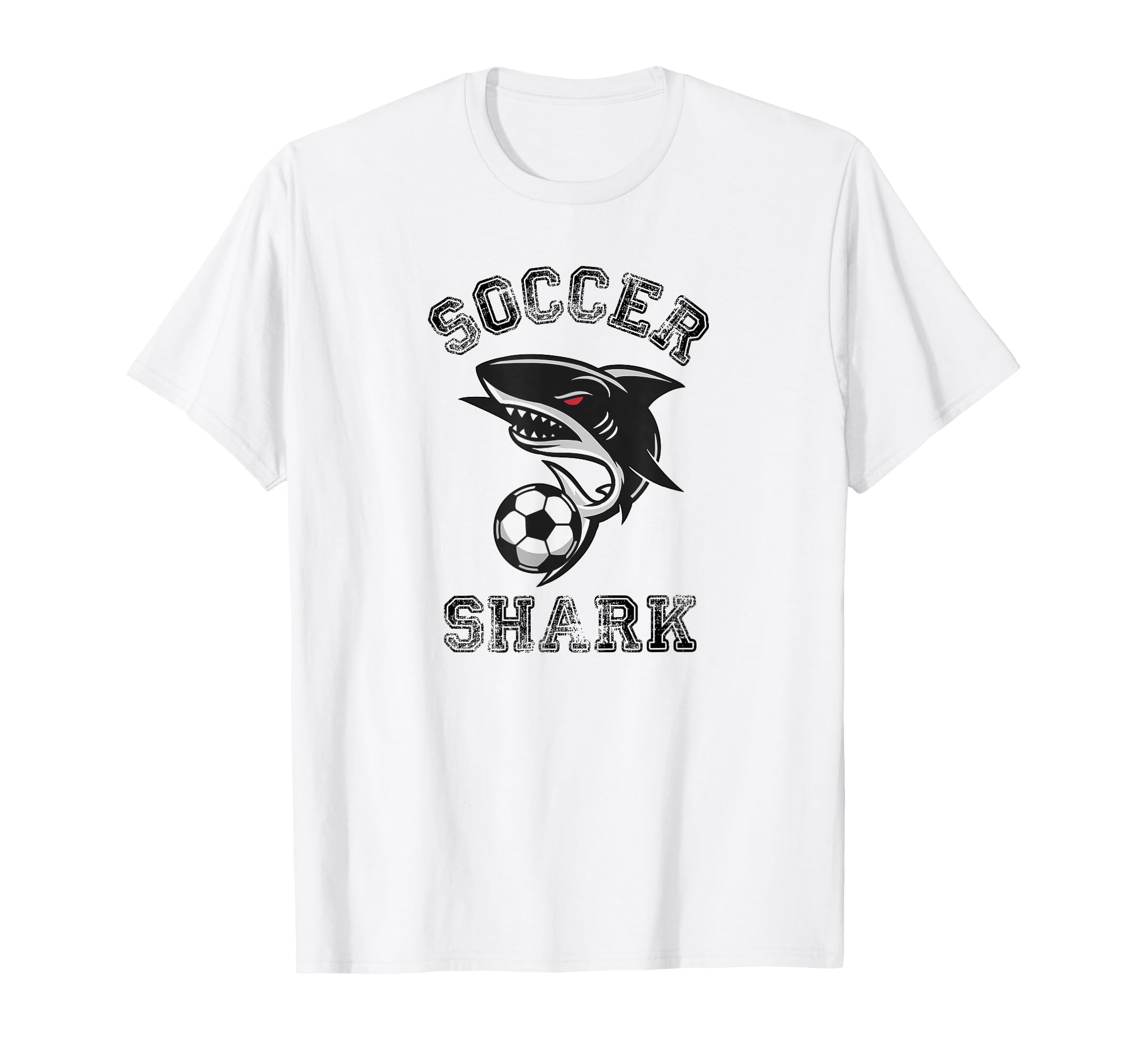 Soccer Shark T-Shirt - Graphic Print Men Women - T-Shirt, Sweatshirt, Hoodie
