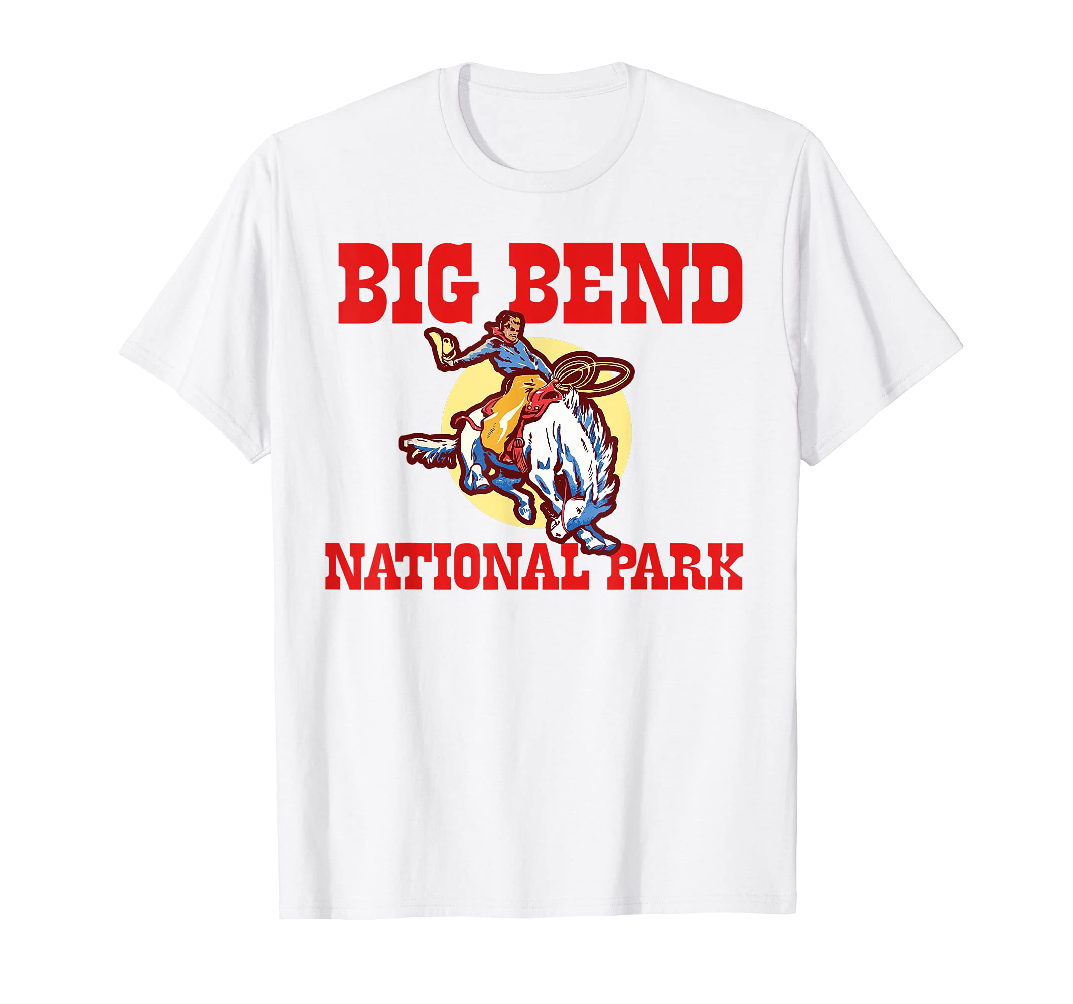 Bronco Rodeo Rider Big Bend T-Shirt - Casual Everyday Wear Men Women - T-Shirt, Sweatshirt, Hoodie