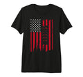 Us Flag Soccer Sport Soccer Player T-Shirt - Custom Art Print for Adults - T-Shirt, Sweatshirt, Hoodie