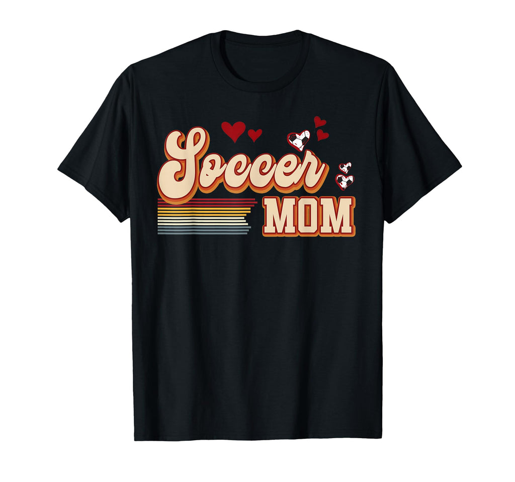 Soccer Mom Heart Mama Mommy Mothers Day T-Shirt - Graphic Print Unisex - T-Shirt, Sweatshirt, Hoodie